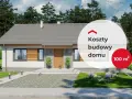 Nowoczesny dom 100 m² z podjazdem i zielonym ogrodem. Sprawdź, jaki jest koszt budowy domu 100m2.
