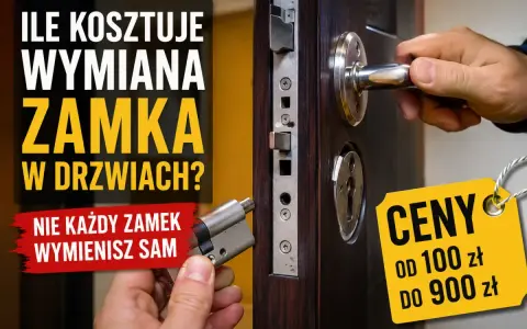 Ile kosztuje wymiana zamka w drzwiach? Zobacz ceny od 100 do 900 zł. Nie każdy zamek wymienisz sam.
