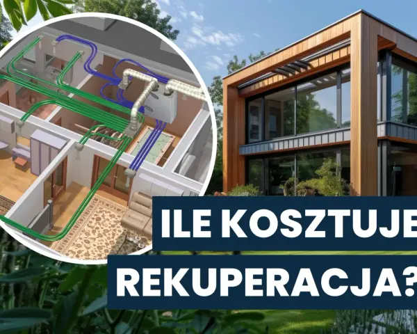 Ile kosztuje rekuperacja? Schemat wentylacji w nowoczesnym domu.