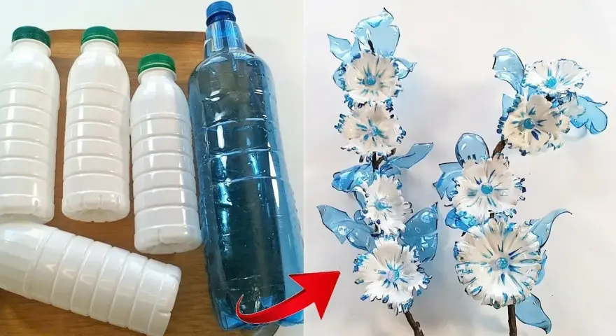 Jak zrobić kwietnik z butelek plastikowych - łatwy sposób na recykling