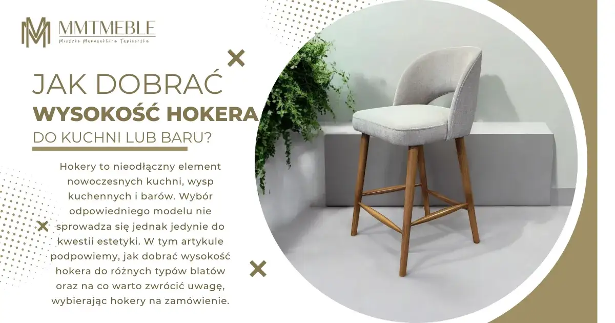 Zdjęcie Jaką wysokość krzesła do blatu 90 cm wybrać dla komfortu?