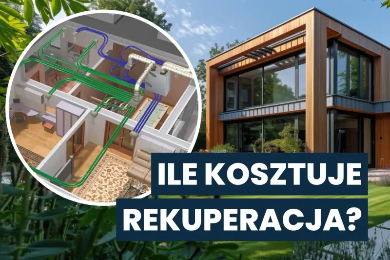 Ile kosztuje rekuperacja? Schemat wentylacji w nowoczesnym domu.